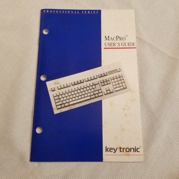 Original Vintage MacPro User's Guide 1989 - Picture 2 of 7